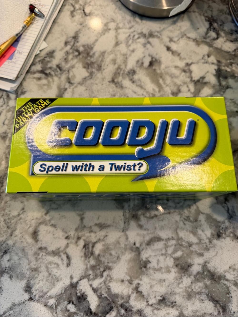 Coodju Spell With a Twist? Word Game